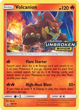 Volcanion - SM179 (Prerelease) [Staff]  - Holofoil SM Promos - Promo