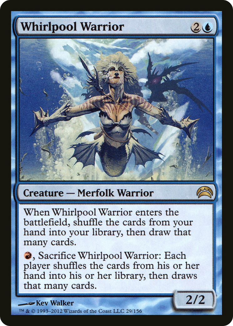Whirlpool Warrior (PC2-029) - Planechase 2012 Foil