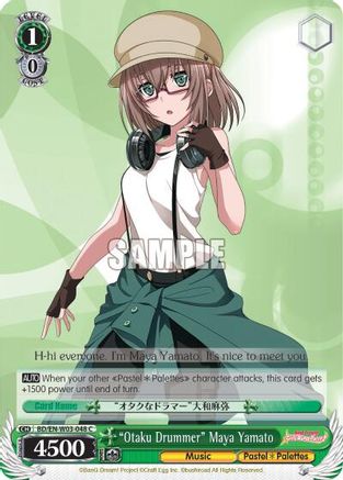 "Otaku Drummer" Maya Yamato (BD/EN-W03-048 C) - BanG Dream! Girls Band Party! MULTI LIVE