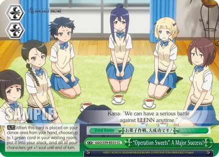 "Operation Sweets" A Major Success! (GGO/S59-E033 CC) - Gun Gale Online