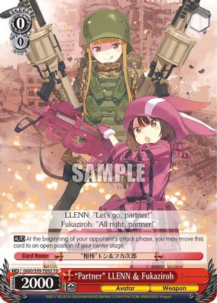 "Partner" LLENN & Fukaziroh (GGO/S59-TE03 TD) - Gun Gale Online