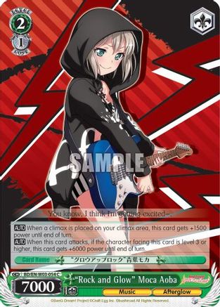 "Rock and Glow" Moca Aoba (BD/EN-W03-054 C) - BanG Dream! Girls Band Party! MULTI LIVE