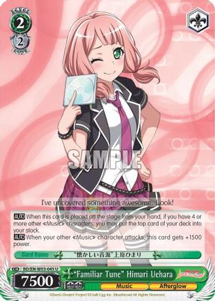 "Familiar Tune" Himari Uehara (BD/EN-W03-045 U) - BanG Dream! Girls Band Party! MULTI LIVE