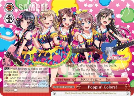 Poppin'Colors! (BD/EN-W03-089 CC) - BanG Dream! Girls Band Party! MULTI LIVE