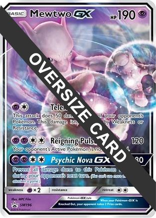 Mewtwo GX - SM196  - Holofoil Jumbo Cards - Promo