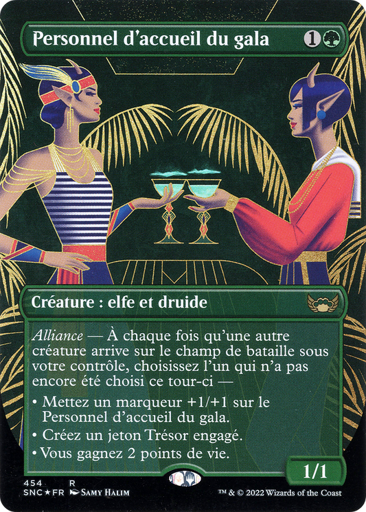 Gala Greeters (French) (UMP-454) - Streets of New Capenna (Borderless) Foil