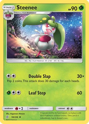 Steenee  - Reverse Holofoil SM  Unified Minds - Uncommon