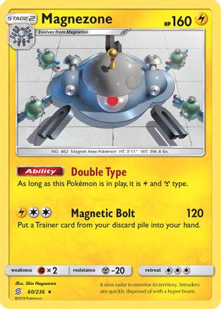 Magnezone  - Reverse Holofoil SM  Unified Minds - Holo Rare