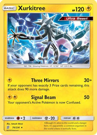 Xurkitree 070  - Reverse Holofoil SM  Unified Minds - Rare