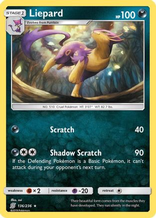 Liepard  SM  Unified Minds - Rare