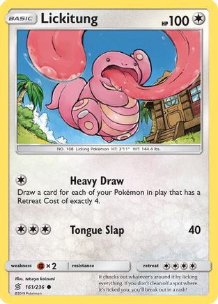 Lickitung 161  SM  Unified Minds - Common