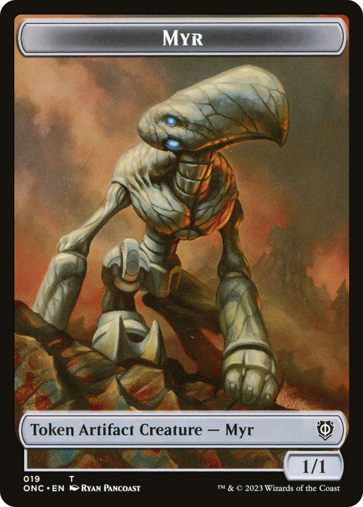 Myr (TONC-019) - Phyrexia: All Will Be One Commander Tokens