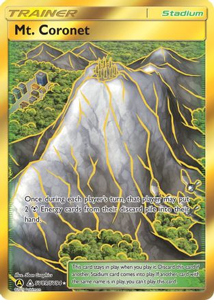 Mt. Coronet  - Holofoil Hidden Fates Shiny Vault - Shiny Holo Rare