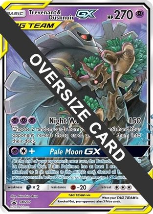 Trevenant & Dusknoir GX - SM217  - Holofoil Jumbo Cards - Promo