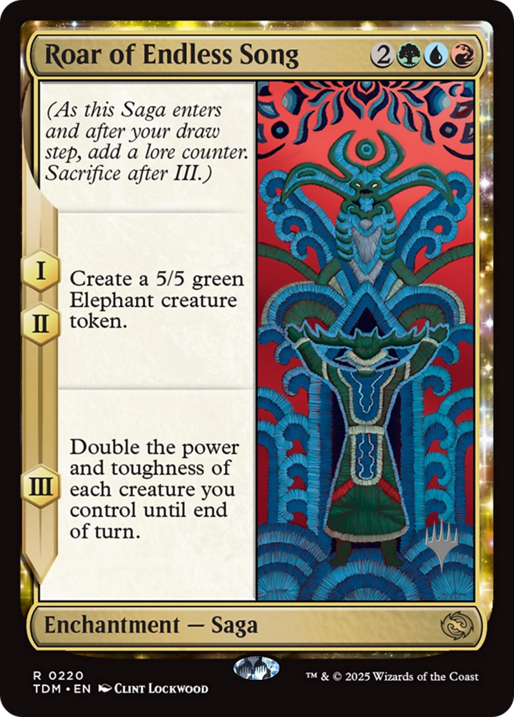 Roar of Endless Song [Tarkir: Dragonstorm Promos]