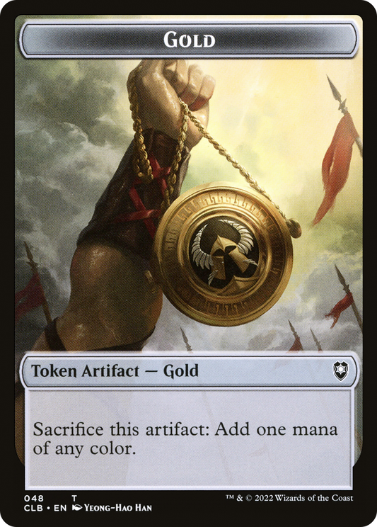 Gold (TCLB-048) - Battle for Baldur's Gate Tokens