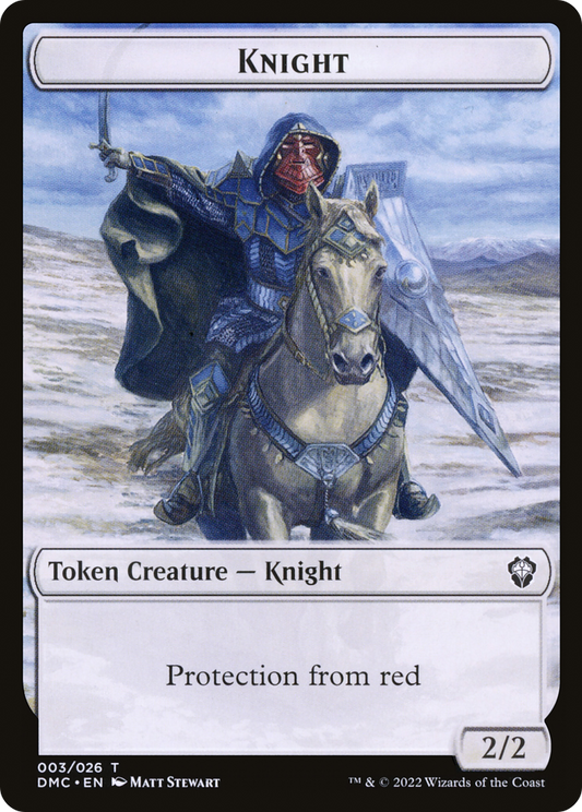 Knight (TDMU-003) - Dominaria United Tokens Foil