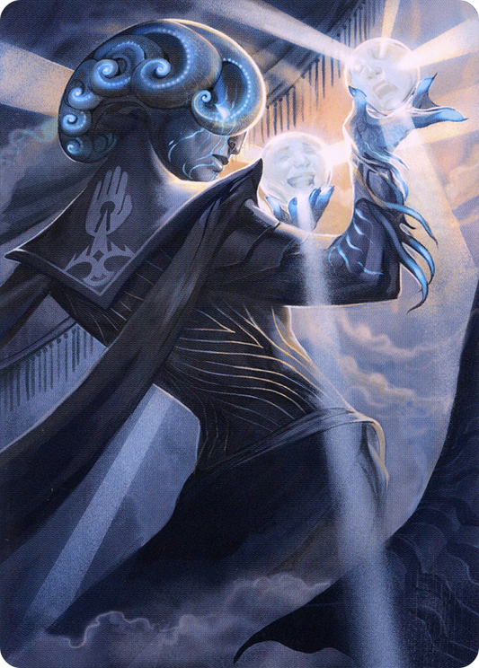 Queza, Augur of Agonies // Queza, Augur of Agonies (ASNC-075) - New Capenna Art Series (Borderless) Foil