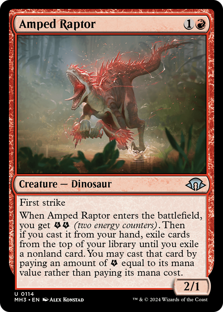 Amped Raptor [Modern Horizons 3]