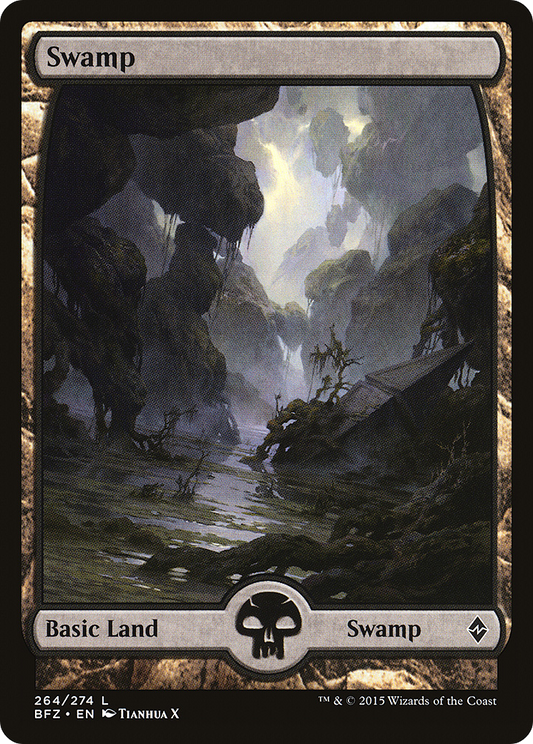 Swamp (BFZ-264) - Battle for Zendikar Foil