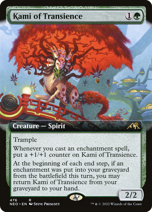 Kami of Transience (Extended Art) [Kamigawa: Neon Dynasty]