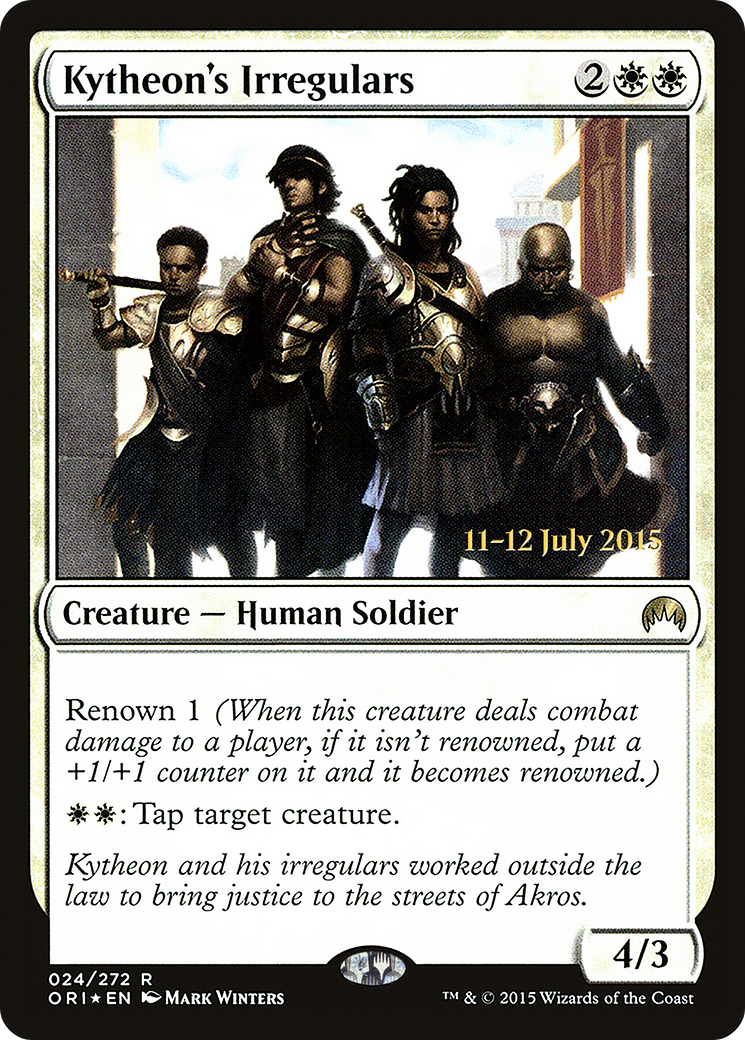Kytheon's Irregulars [Magic Origins Prerelease Promos]