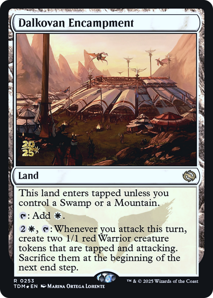 Dalkovan Encampment [Tarkir: Dragonstorm Prerelease Promos]