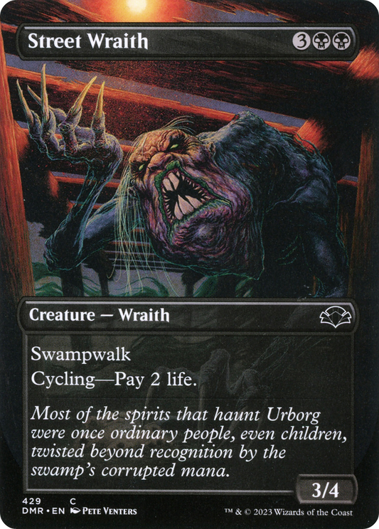 Street Wraith (Borderless) (DMR-429) - Dominaria Remastered (Borderless) Foil