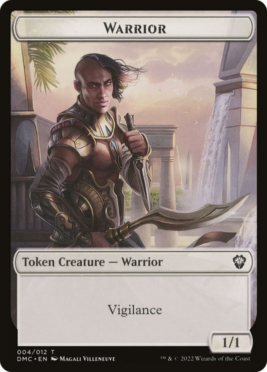 Warrior (TDMC-004) - Dominaria United Commander Tokens Foil