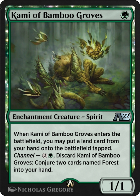 Kami of Bamboo Groves (YNEO-024) - Alchemy: Kamigawa: (enchantment)