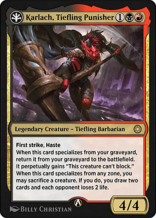 Karlach, Tiefling Punisher (HBG-14B) - Alchemy Horizons: Baldur's Gate
