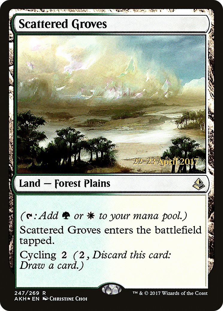 Scattered Groves [Amonkhet Prerelease Promos]
