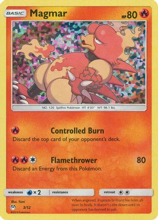 Magmar - 3/12/12  - Holofoil McDonalds Promos 2019 - Promo