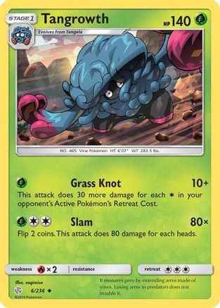 Tangrowth/236  SM  Cosmic Eclipse - Uncommon