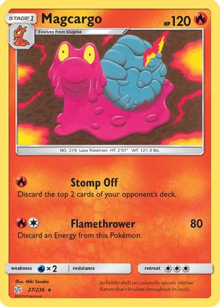 Magcargo  SM  Cosmic Eclipse - Rare