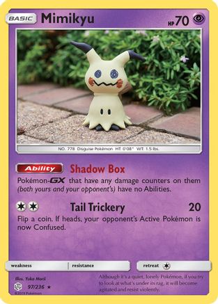 Mimikyu (97) 097  - Reverse Holofoil SM  Cosmic Eclipse - Rare