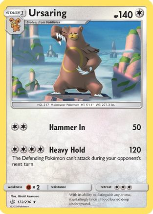 Ursaring  SM  Cosmic Eclipse - Rare