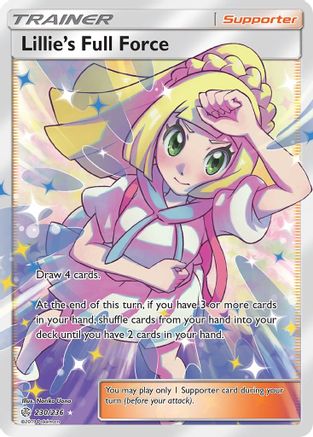 Lillie's Full Force (Full Art)  - Holofoil SM  Cosmic Eclipse - Ultra Rare