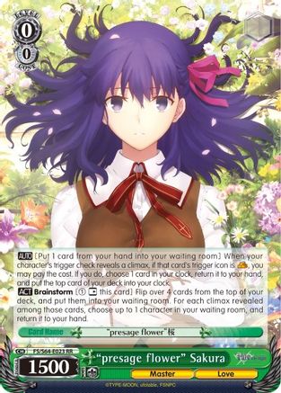 "presage flower" Sakura (FS/S64-E023 RR) - Fate/stay night [Heaven’s Feel]