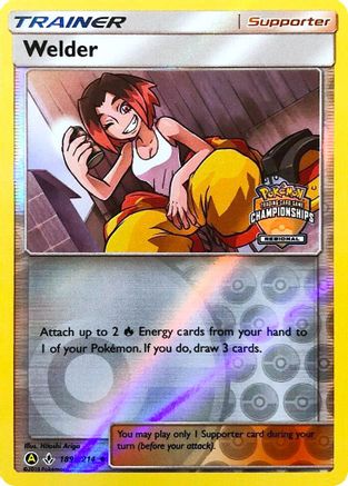 Welder - 189a/214 (Regional Championships)/214  - Reverse Holofoil League & Championship Cards - Promo