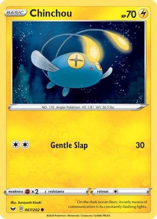 Chinchou (067) 067  SWSH01 Sword & Shield Base Set - Common