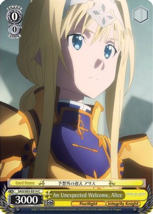 An Unexpected Welcome, Alice (SAO/S65-E014 C) - Sword Art Online -Alicization-