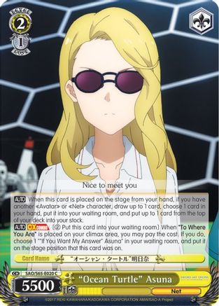 "Ocean Turtle" Asuna (SAO/S65-E020 C) - Sword Art Online -Alicization-