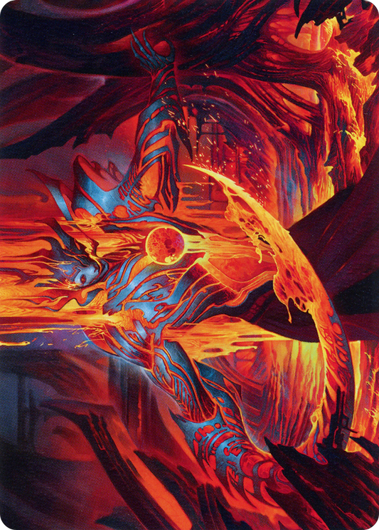 Free from Flesh // Free from Flesh (AONE-027) - Phyrexia: All Will Be One Art Series (Borderless)