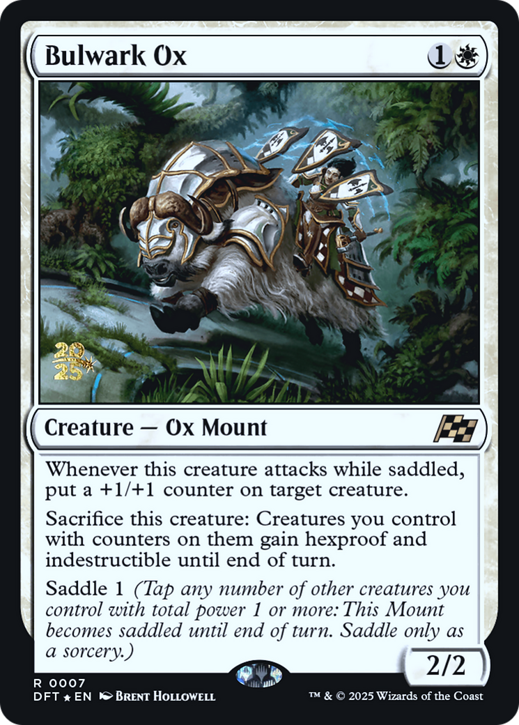Bulwark Ox [Aetherdrift Prerelease Promos]