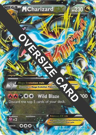 M Charizard EX - 69/106 (Form X)/106  - Holofoil Jumbo Cards - Promo