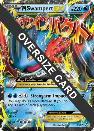M Swampert EX - XY87  - Holofoil Jumbo Cards - Promo
