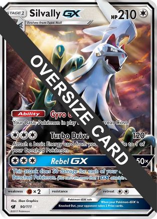 Silvally GX - 90/111/111  - Holofoil Jumbo Cards - Promo