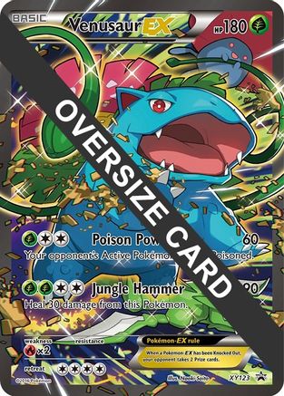 Venusaur EX - XY123  - Holofoil Jumbo Cards - Promo