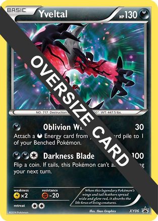 Yveltal - XY06  - Holofoil Jumbo Cards - Promo